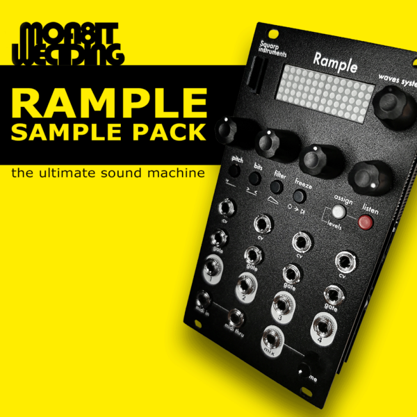 Cover of the Squarp Rample Sample Pack the Ultimate Sound Machine.